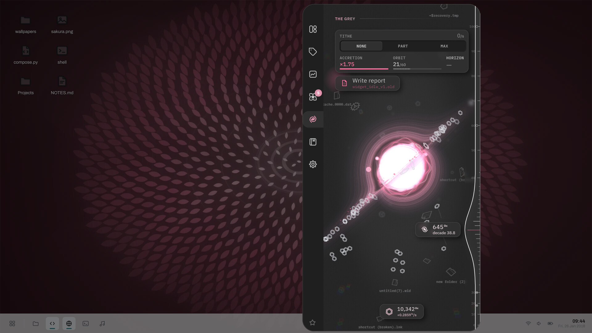 Widget Idle