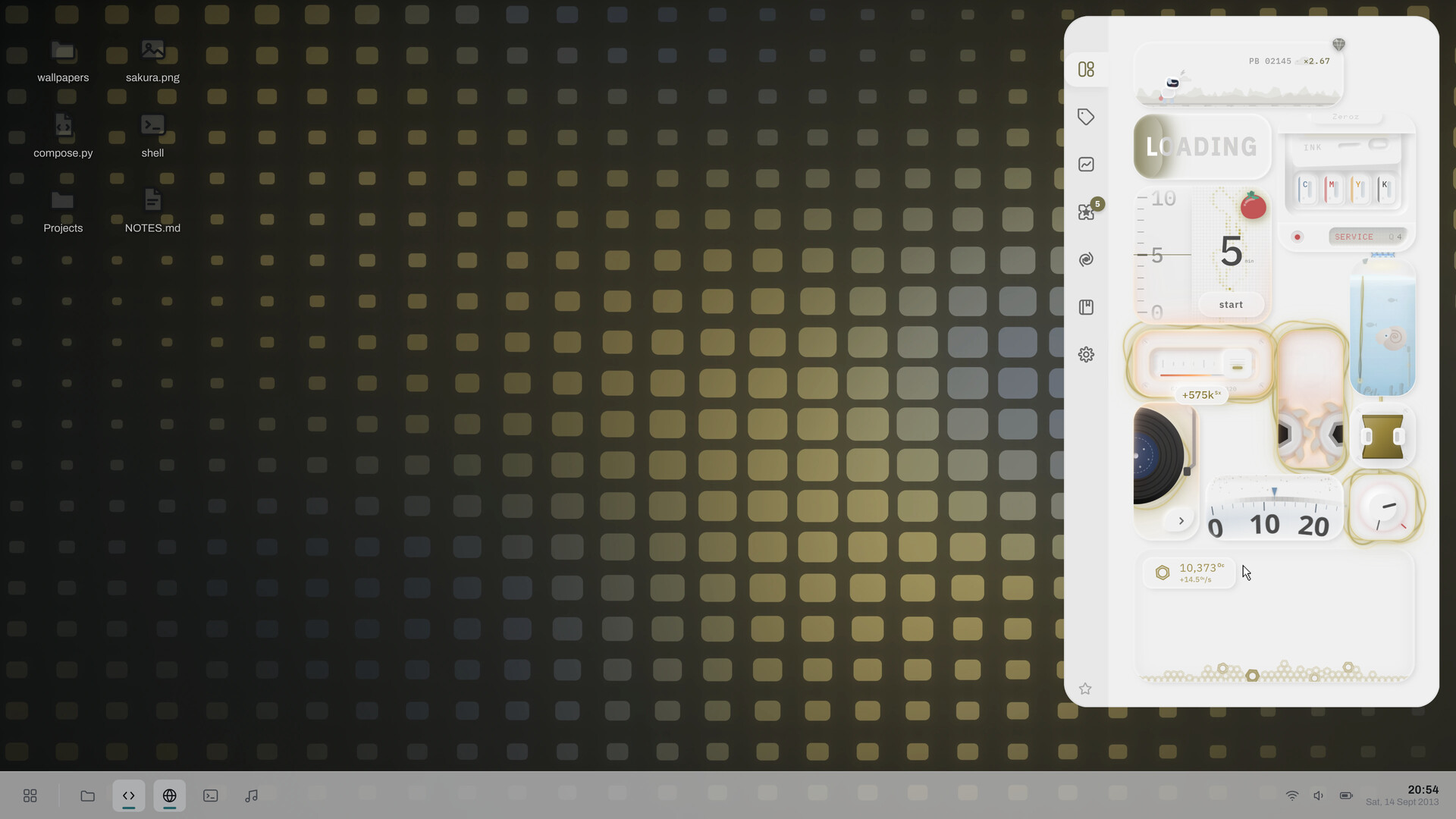 Widget Idle
