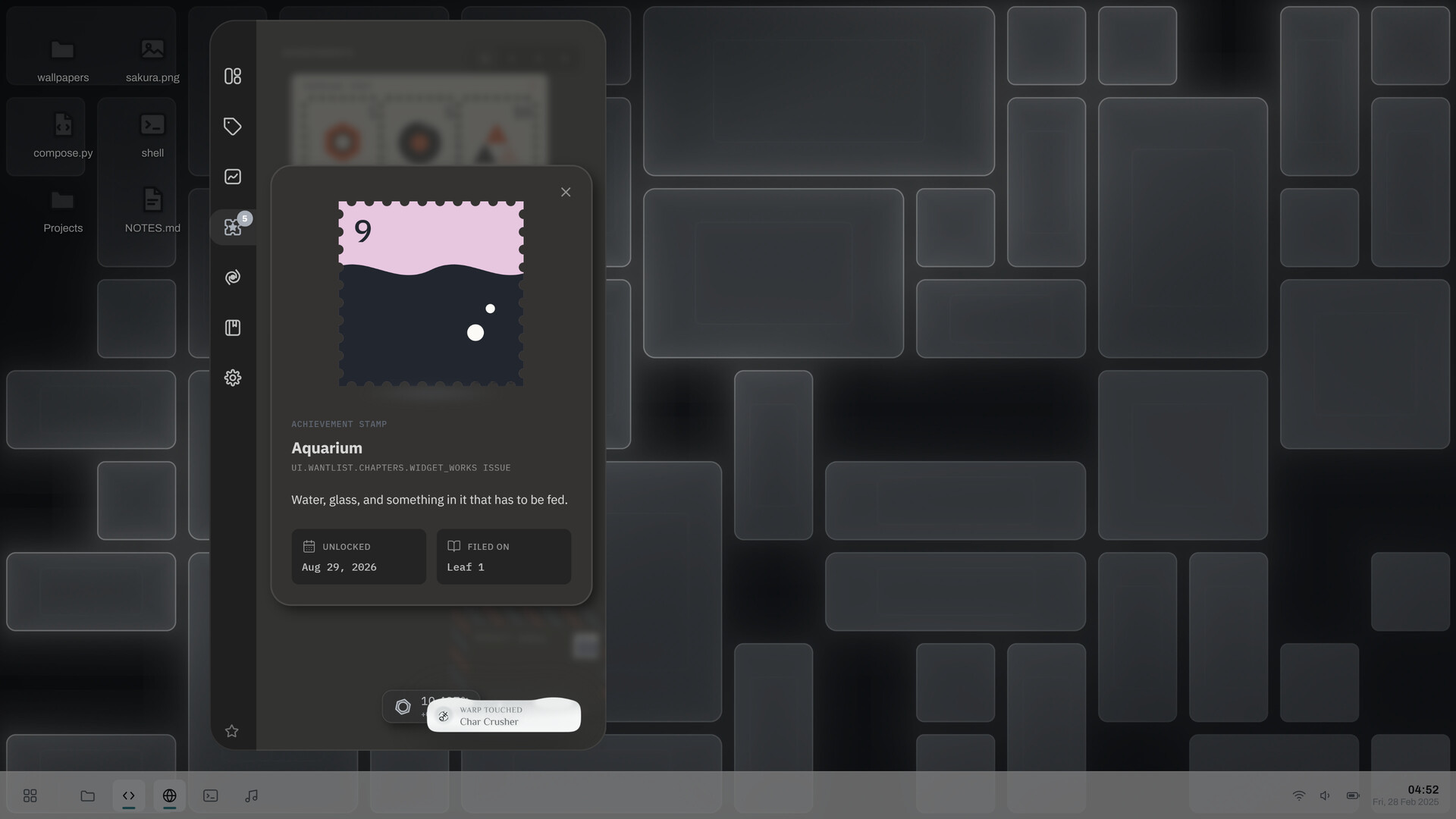 Widget Idle