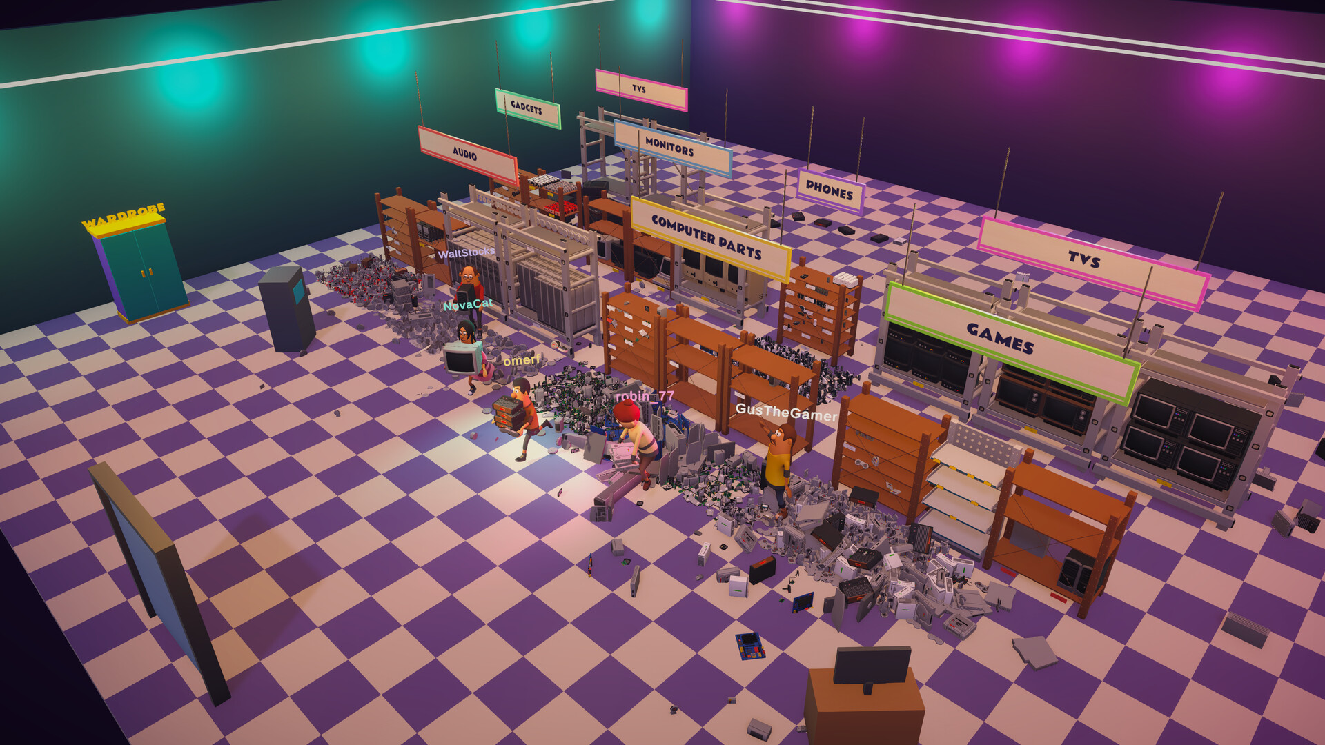 Retro Chaos: Together Tidy Up