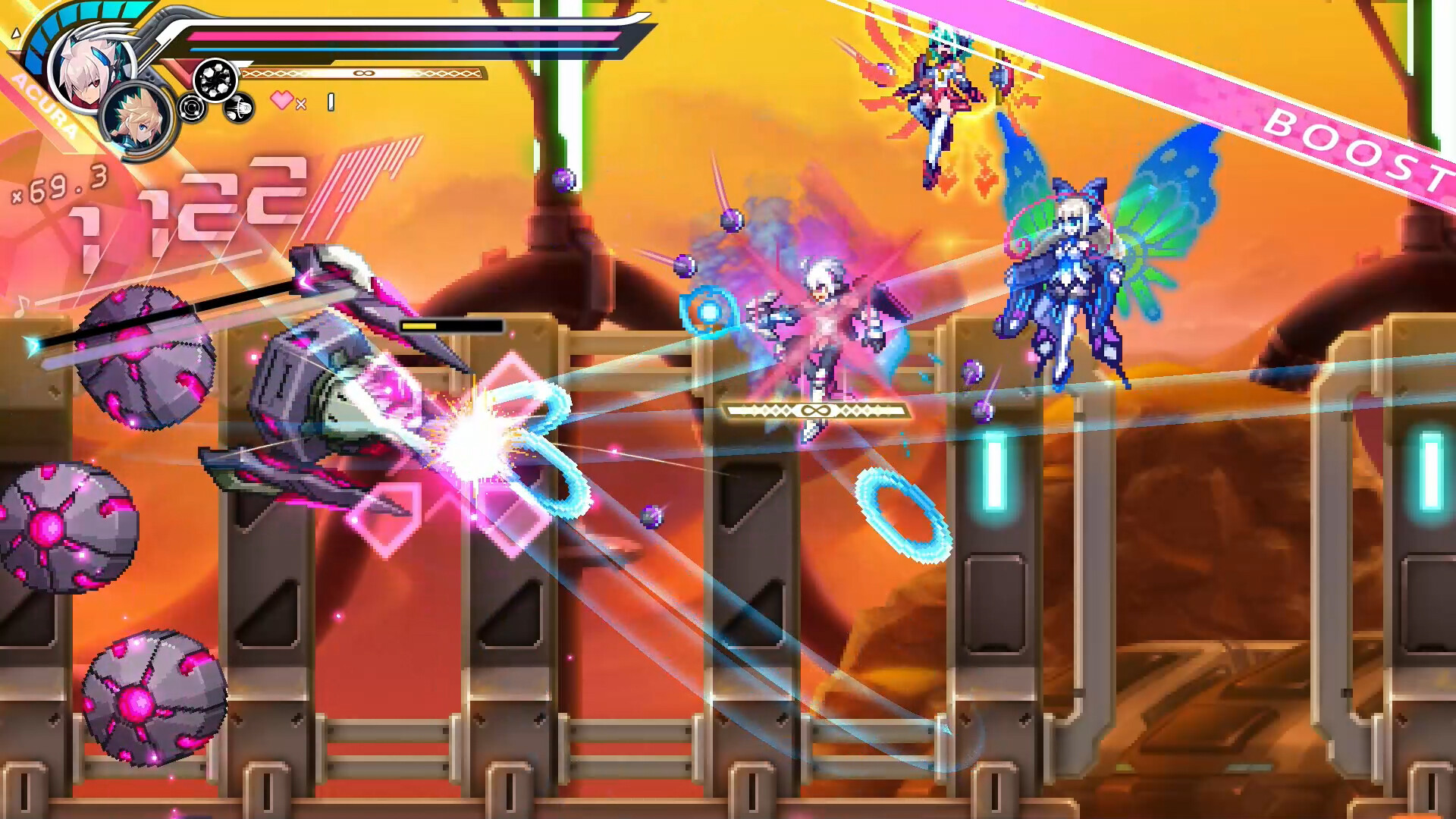 Azure Striker Gunvolt Trilogy Enhanced: Additional Mode – Azure Striker Gunvolt GX
