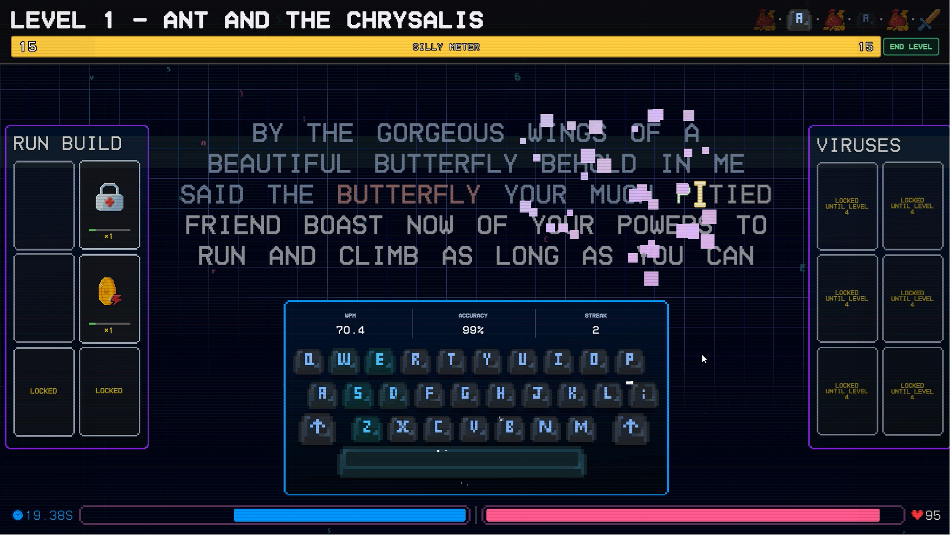 Silly Typing Game