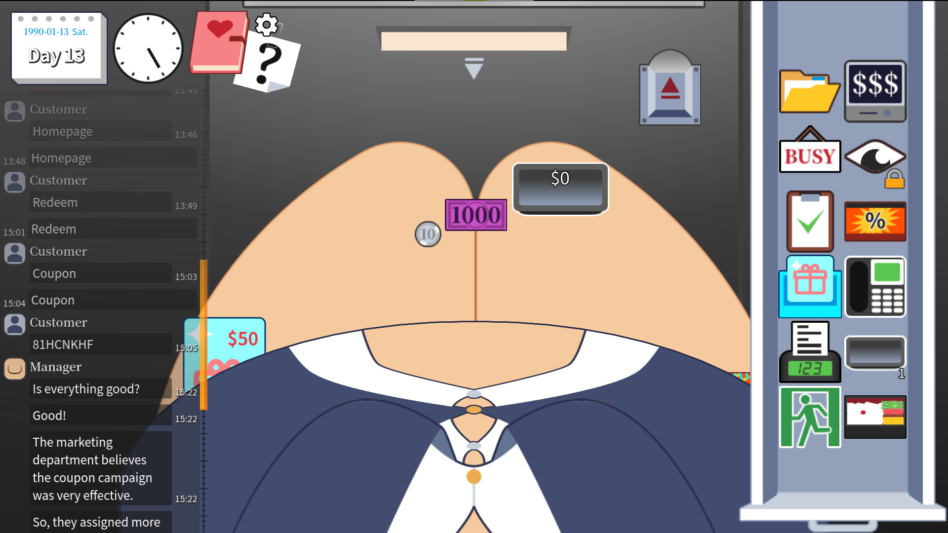 Manual Teller Machine