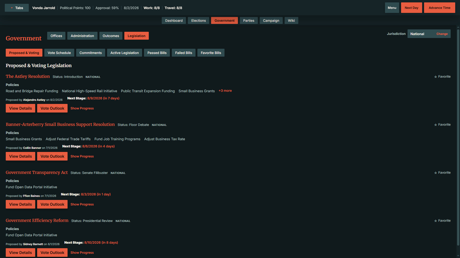 StateOS: The Political Sandbox