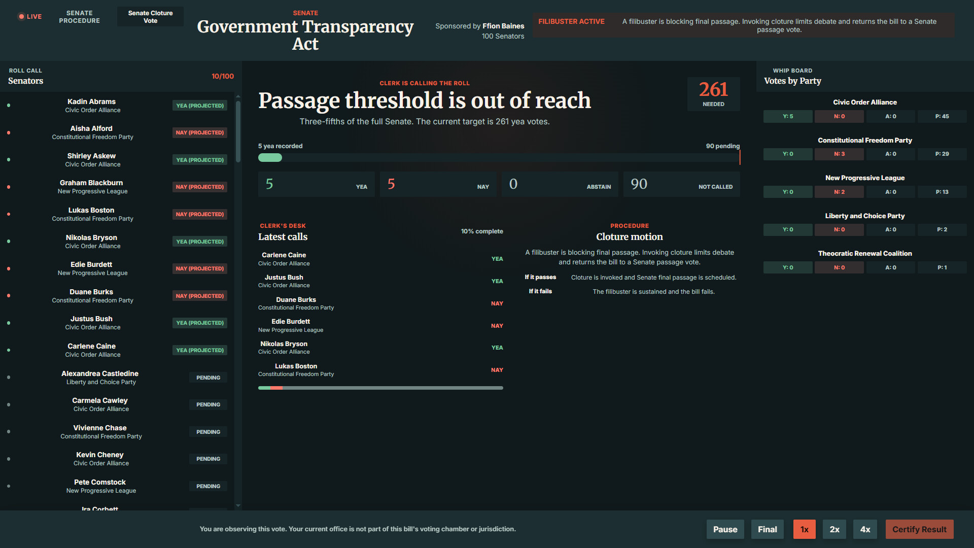 StateOS: The Political Sandbox