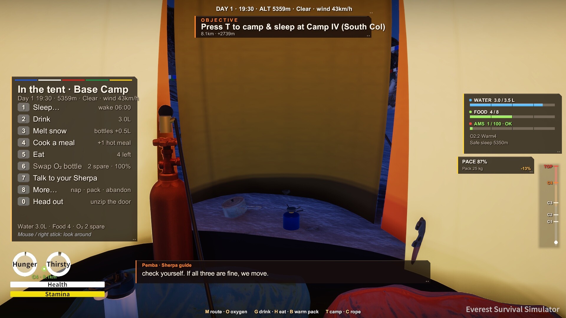 Everest: Survival Simulator