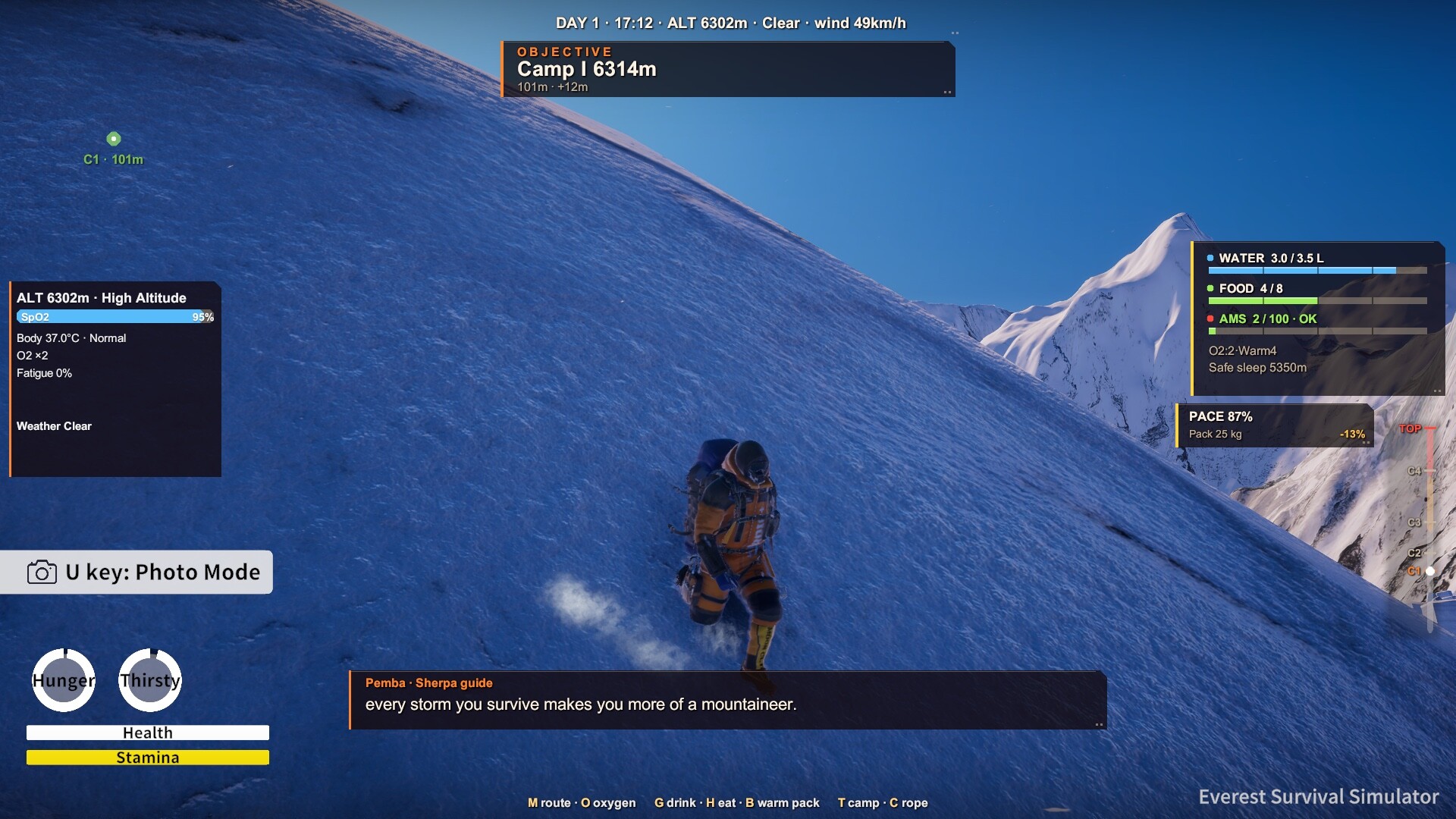 Everest: Survival Simulator