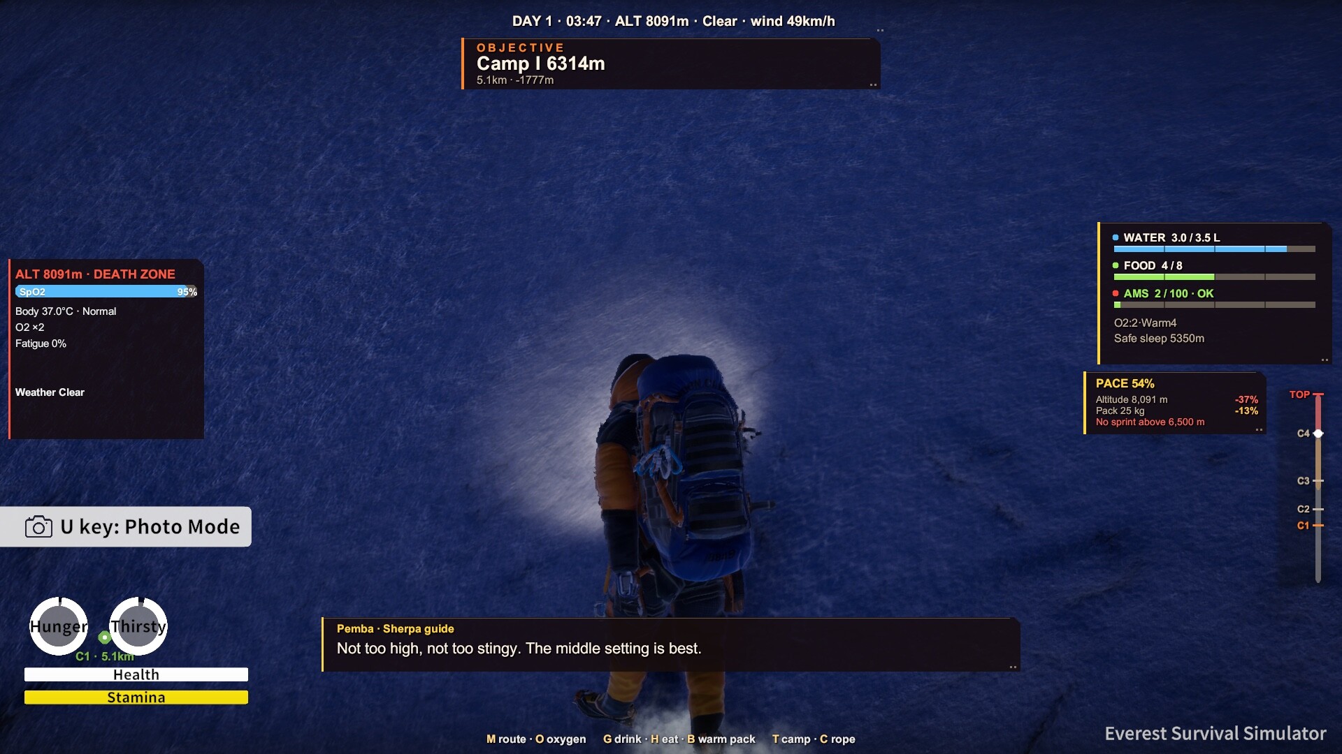 Everest: Survival Simulator