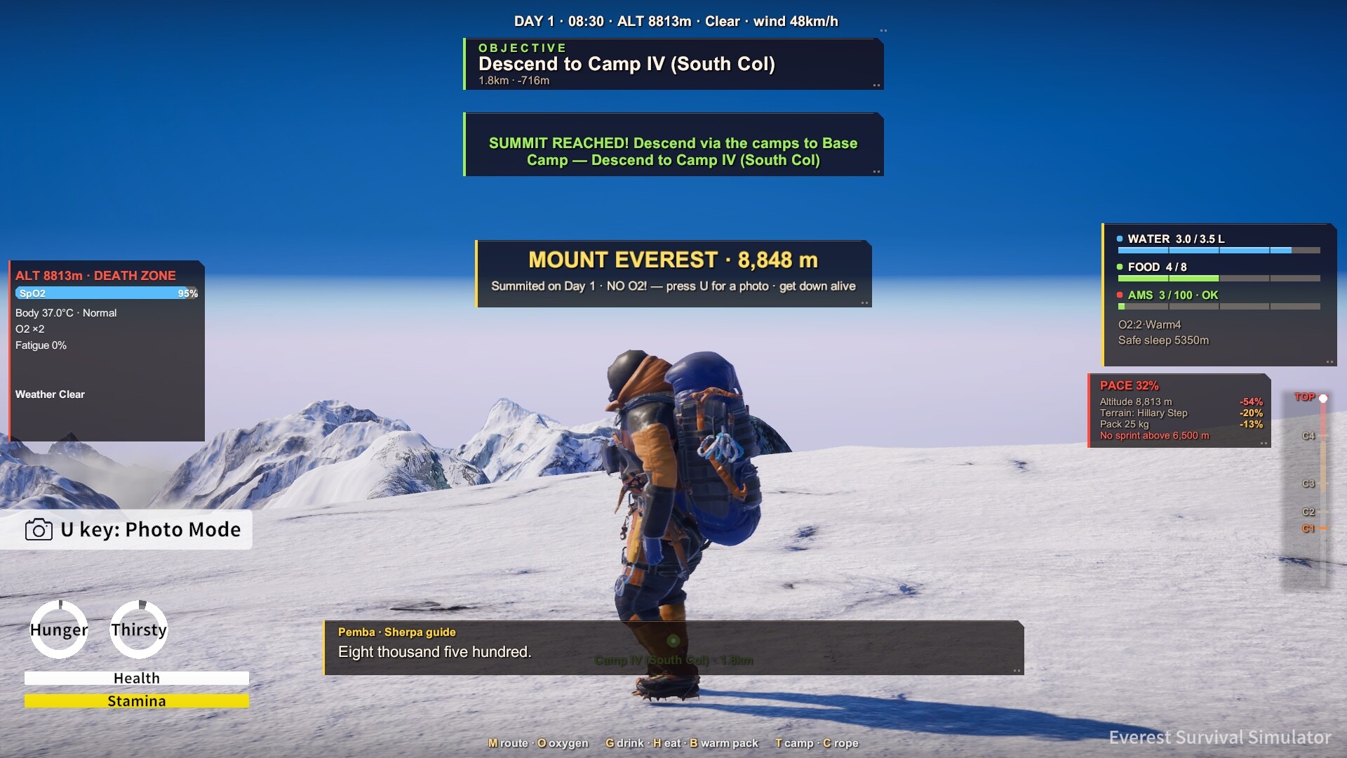 Everest: Survival Simulator