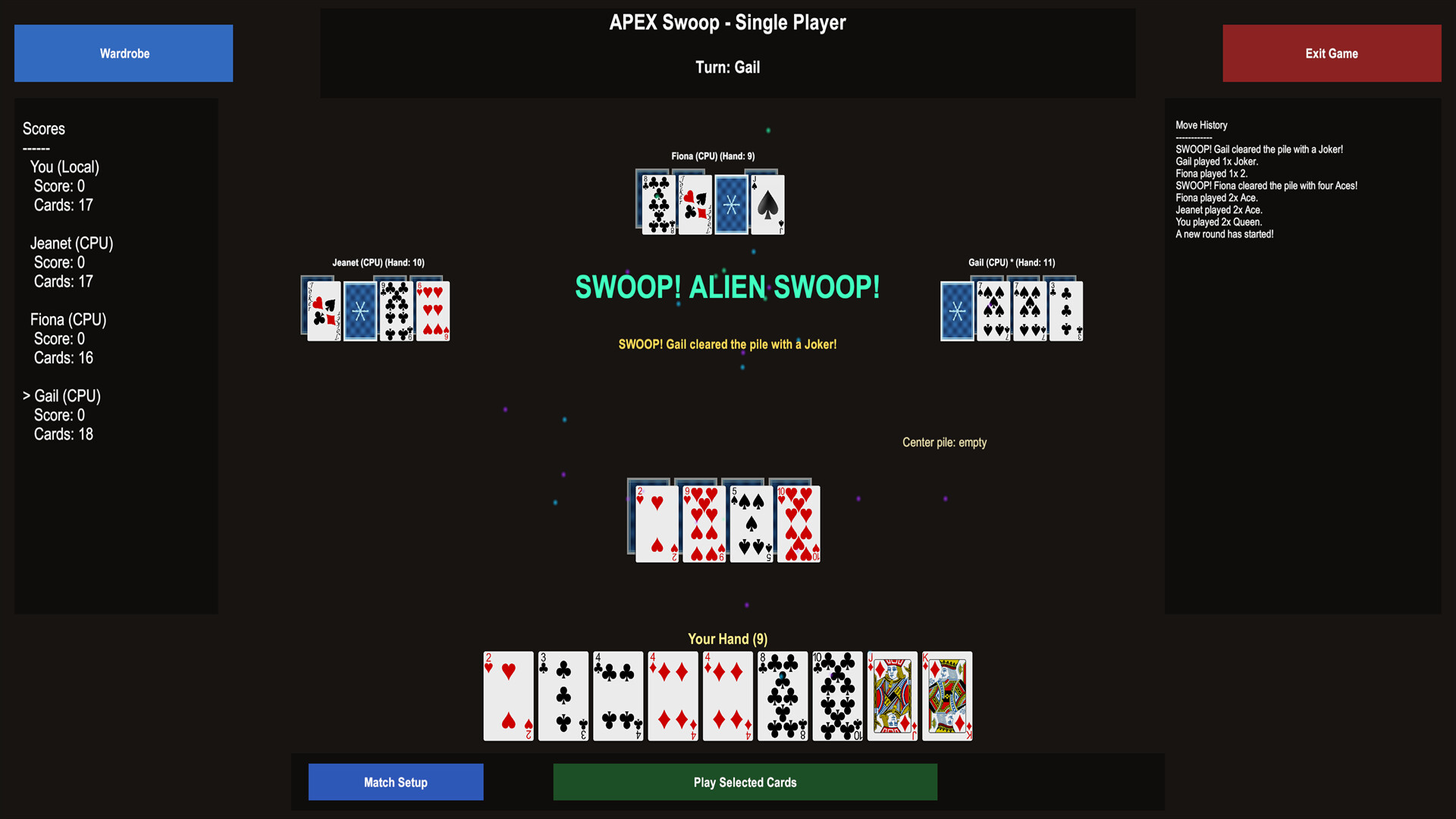 Apex Swoop: Card Game – Space Aliens Pack
