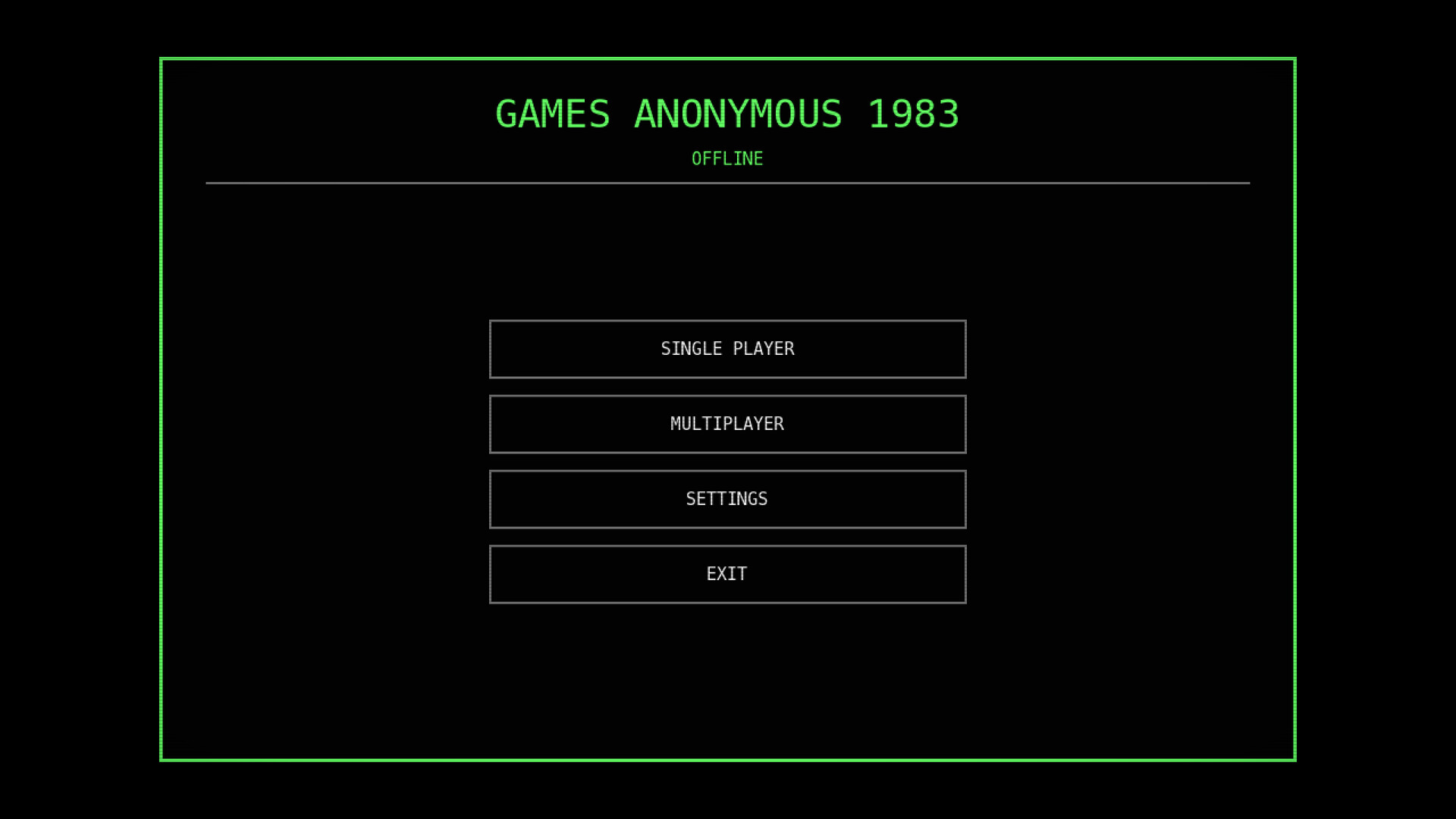 Games Anonymous 1983