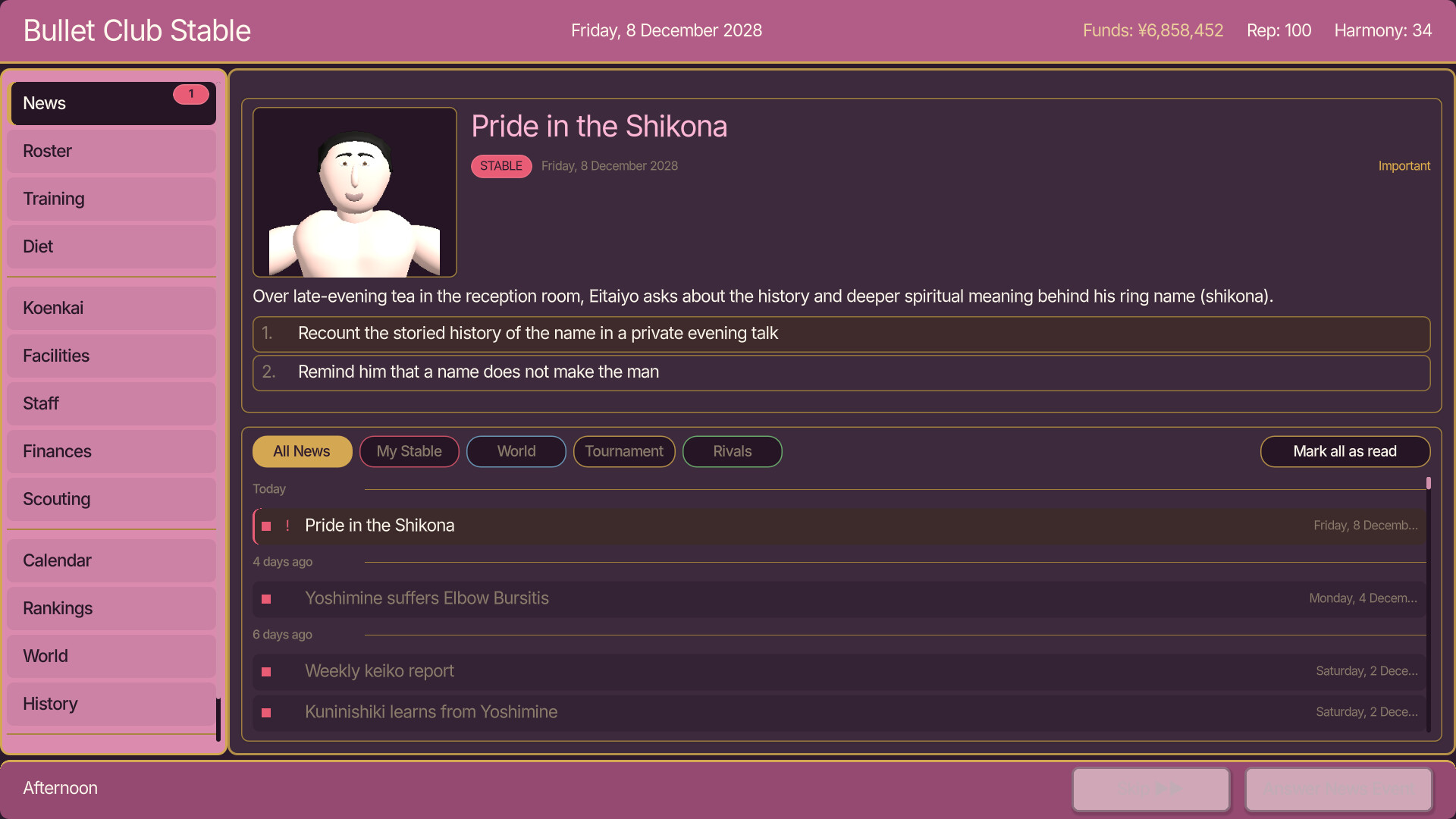 Heya! Sumo Manager