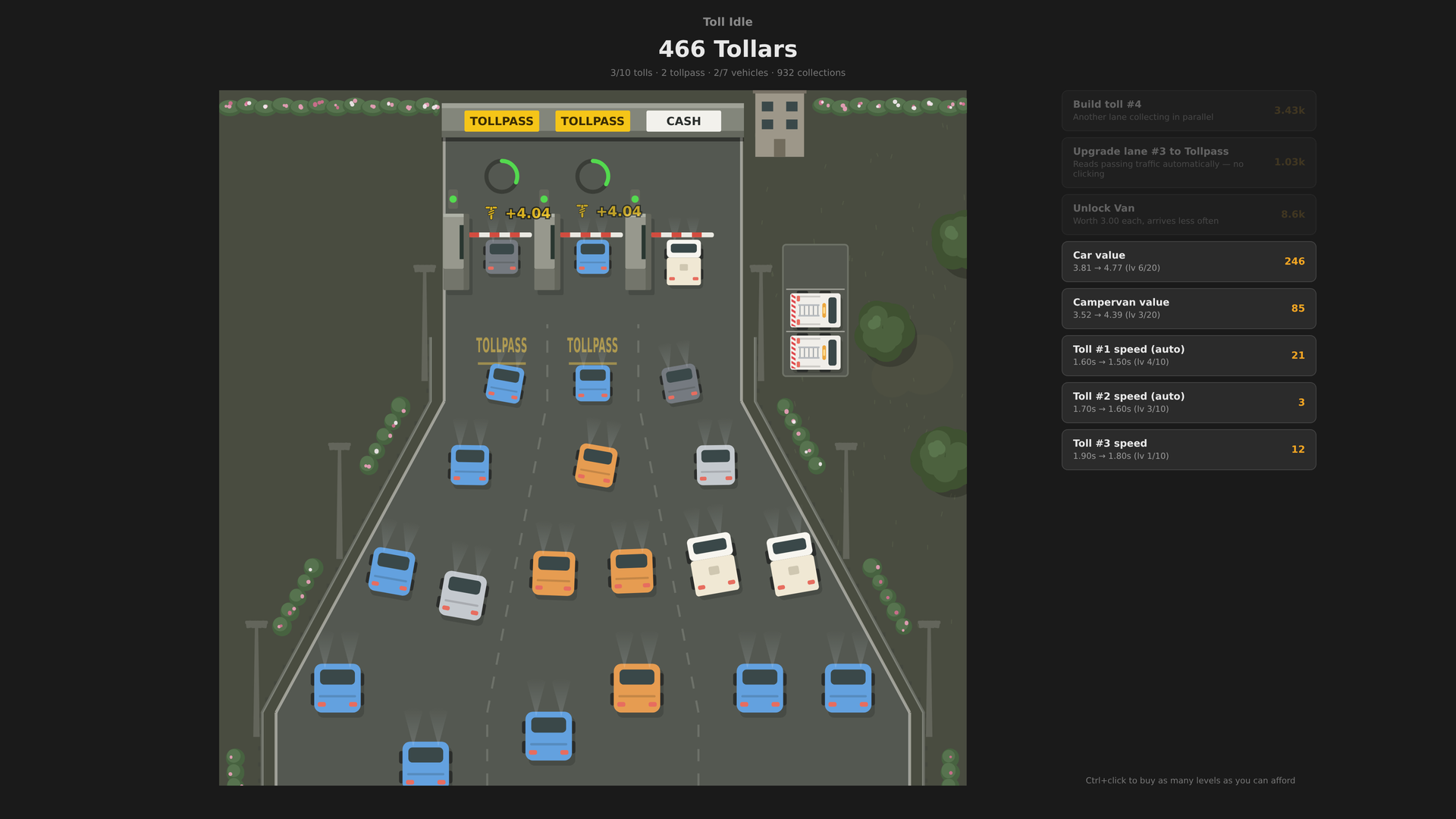 Toll Idle