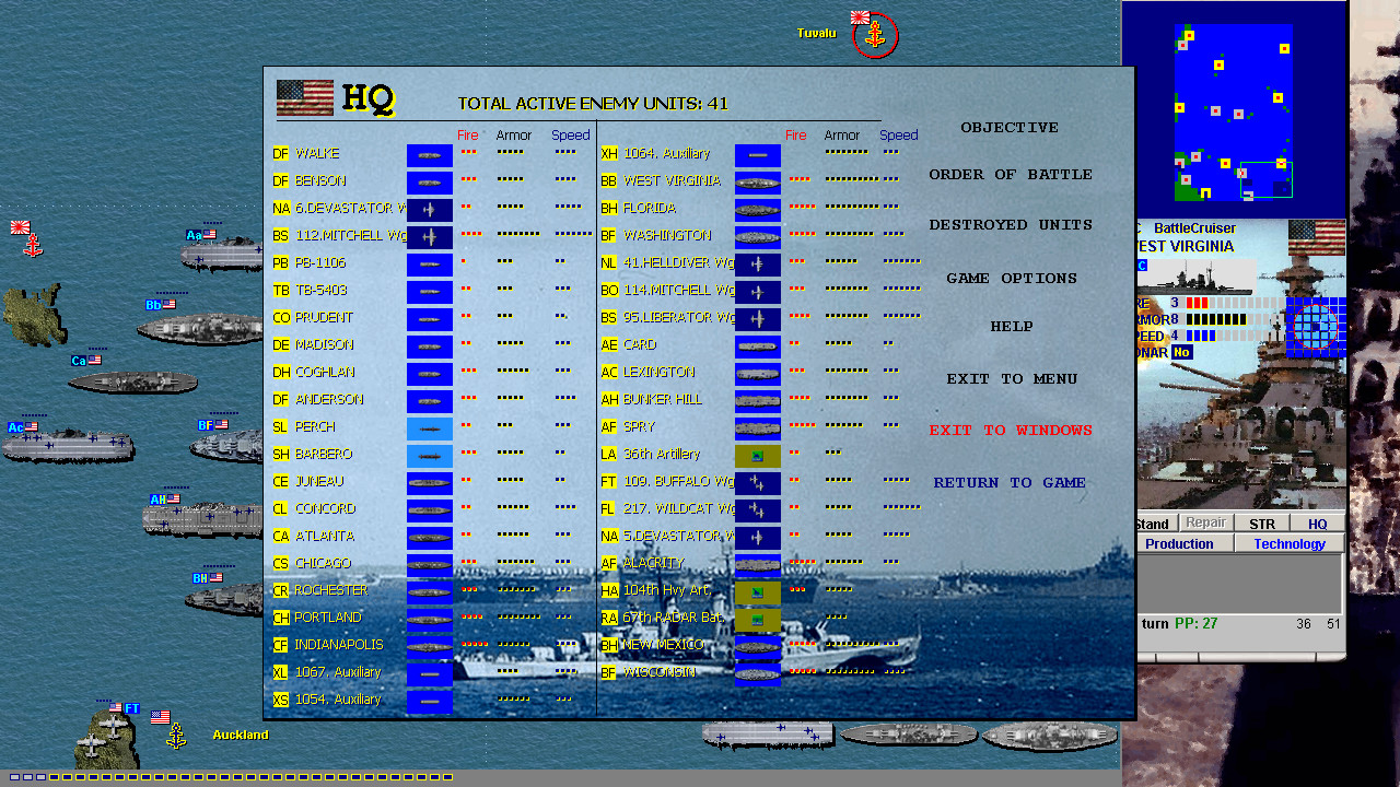 Battleships and Carriers: WW2 Battleship Game