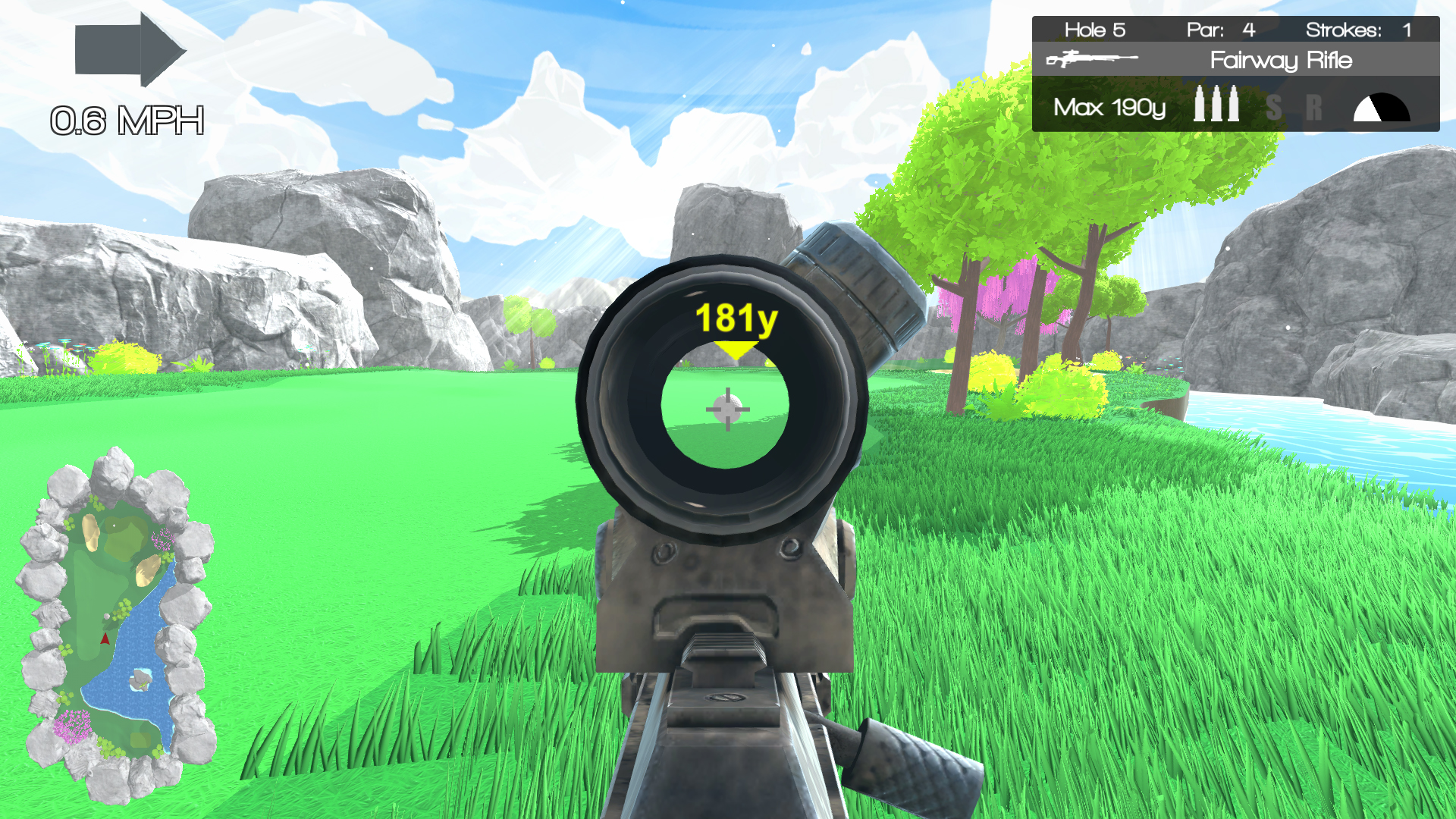 Nice Shot! The Gun Golfing Game