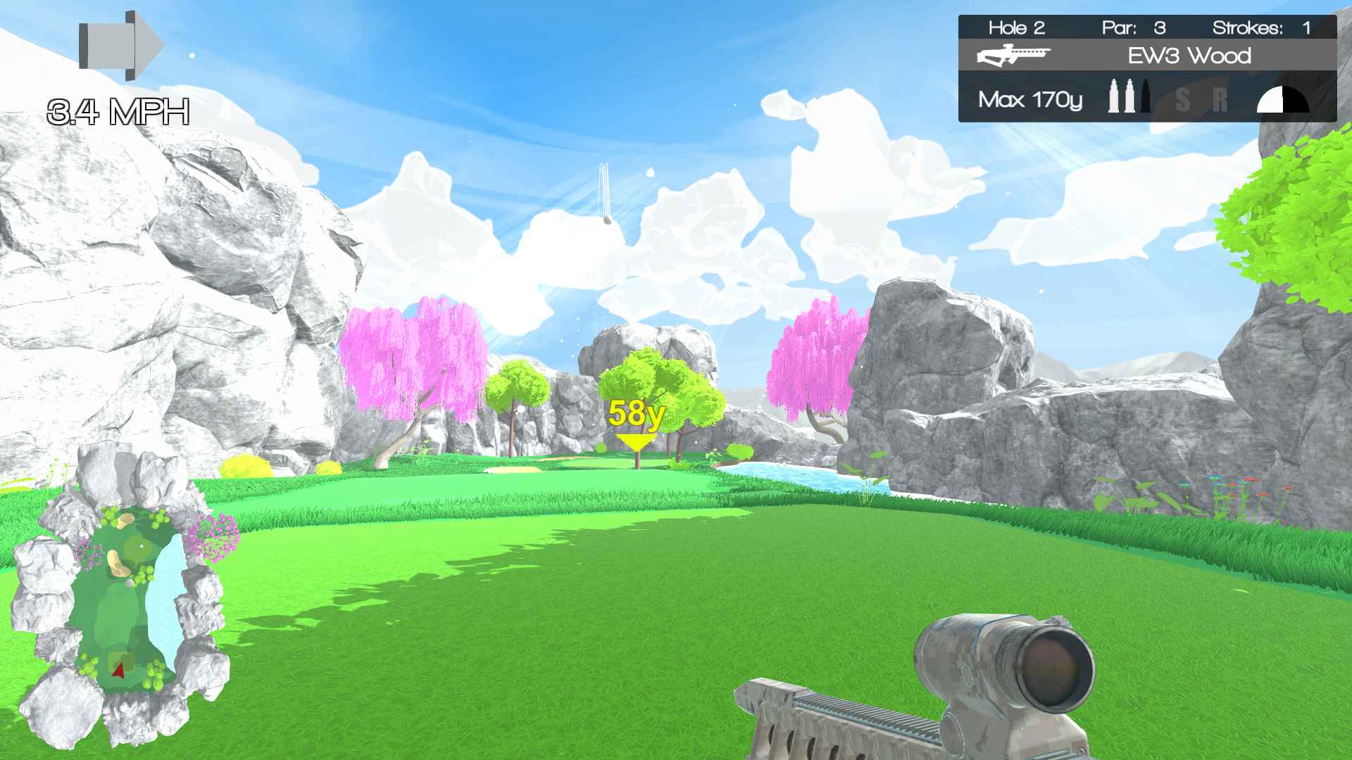 Nice Shot! The Gun Golfing Game