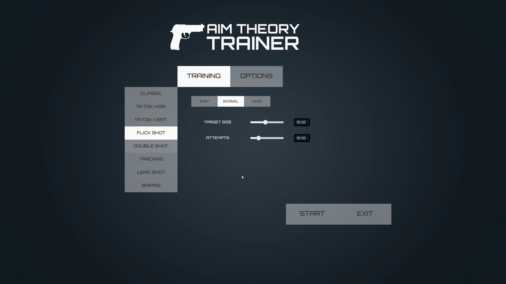 Aim Theory: Trainer
