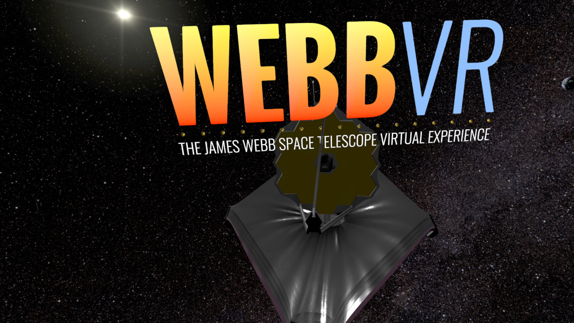 WebbVR: The James Webb Space Telescope Virtual Experience