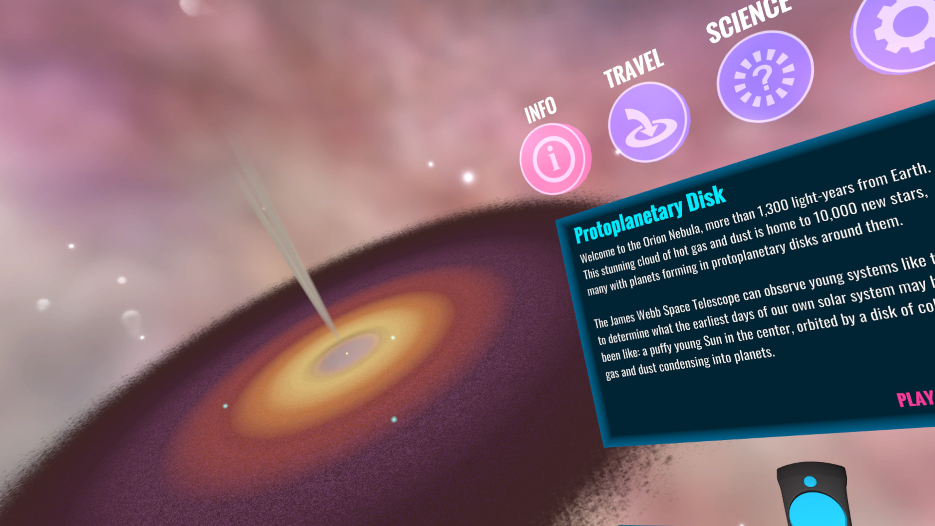 WebbVR: The James Webb Space Telescope Virtual Experience