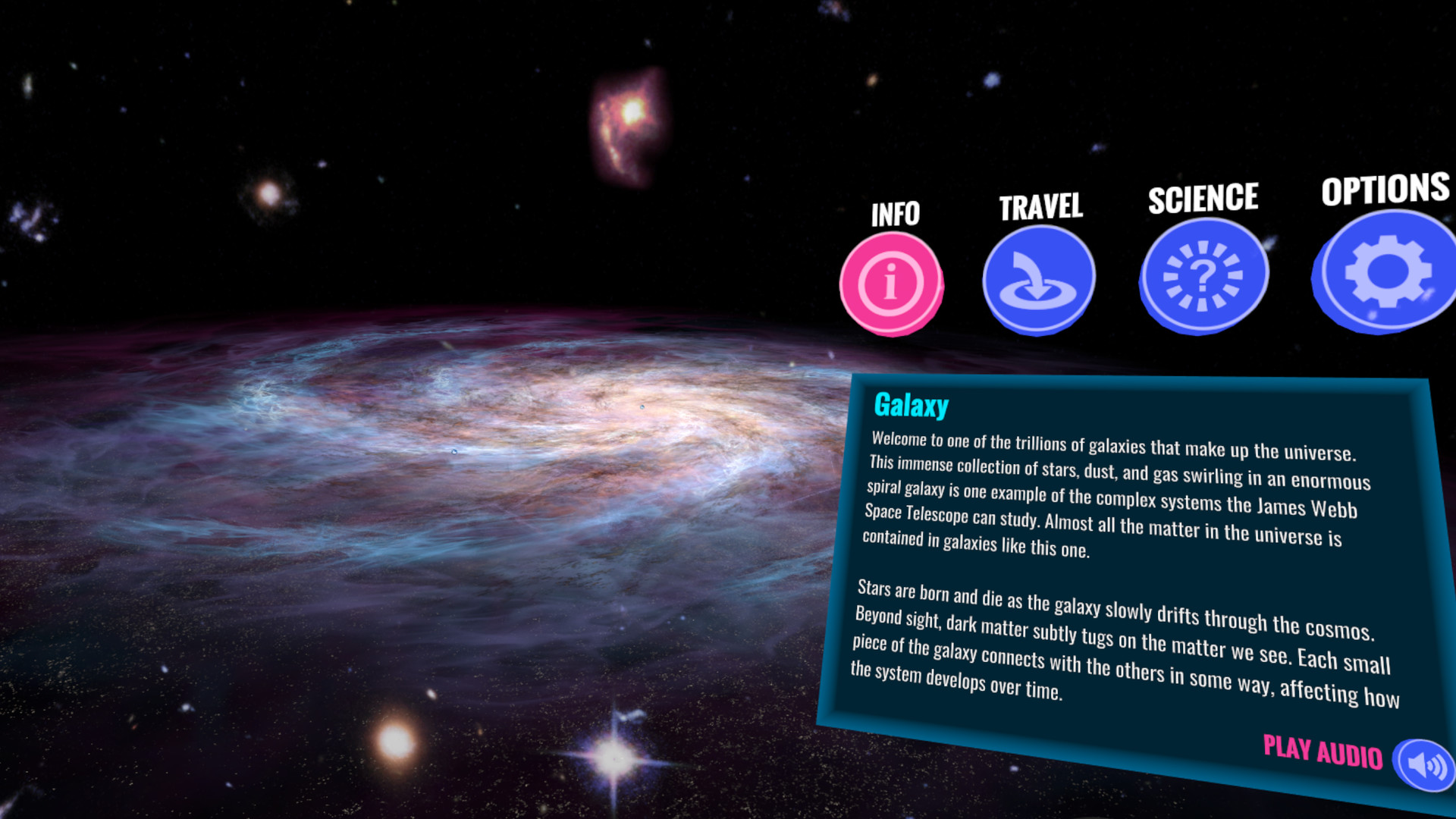 WebbVR: The James Webb Space Telescope Virtual Experience