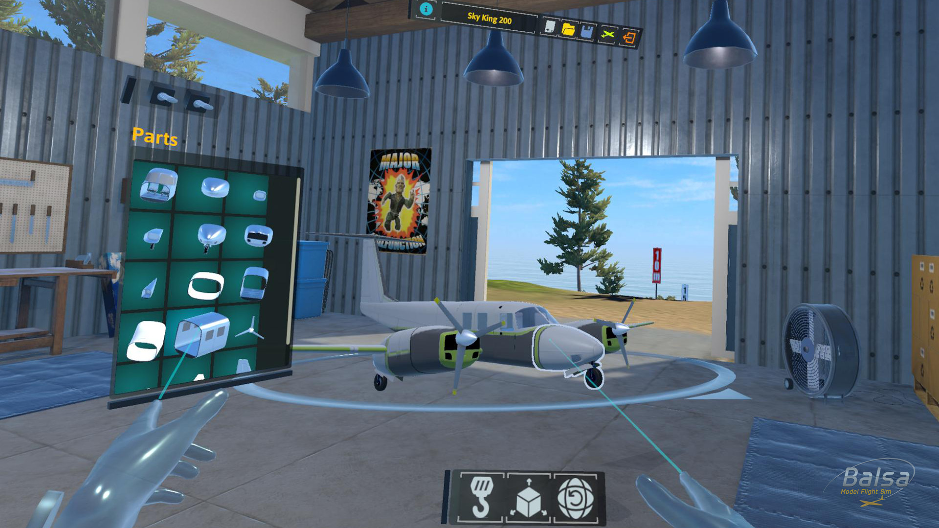 Balsa Model Flight Simulator