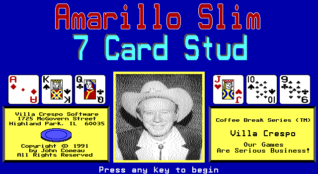 Amarillo Slim’s 7 Card Stud