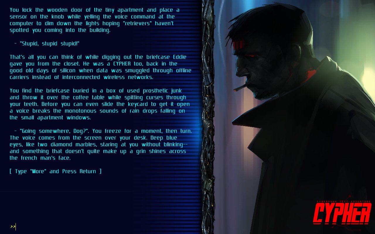 Cypher: Cyberpunk Text Adventure