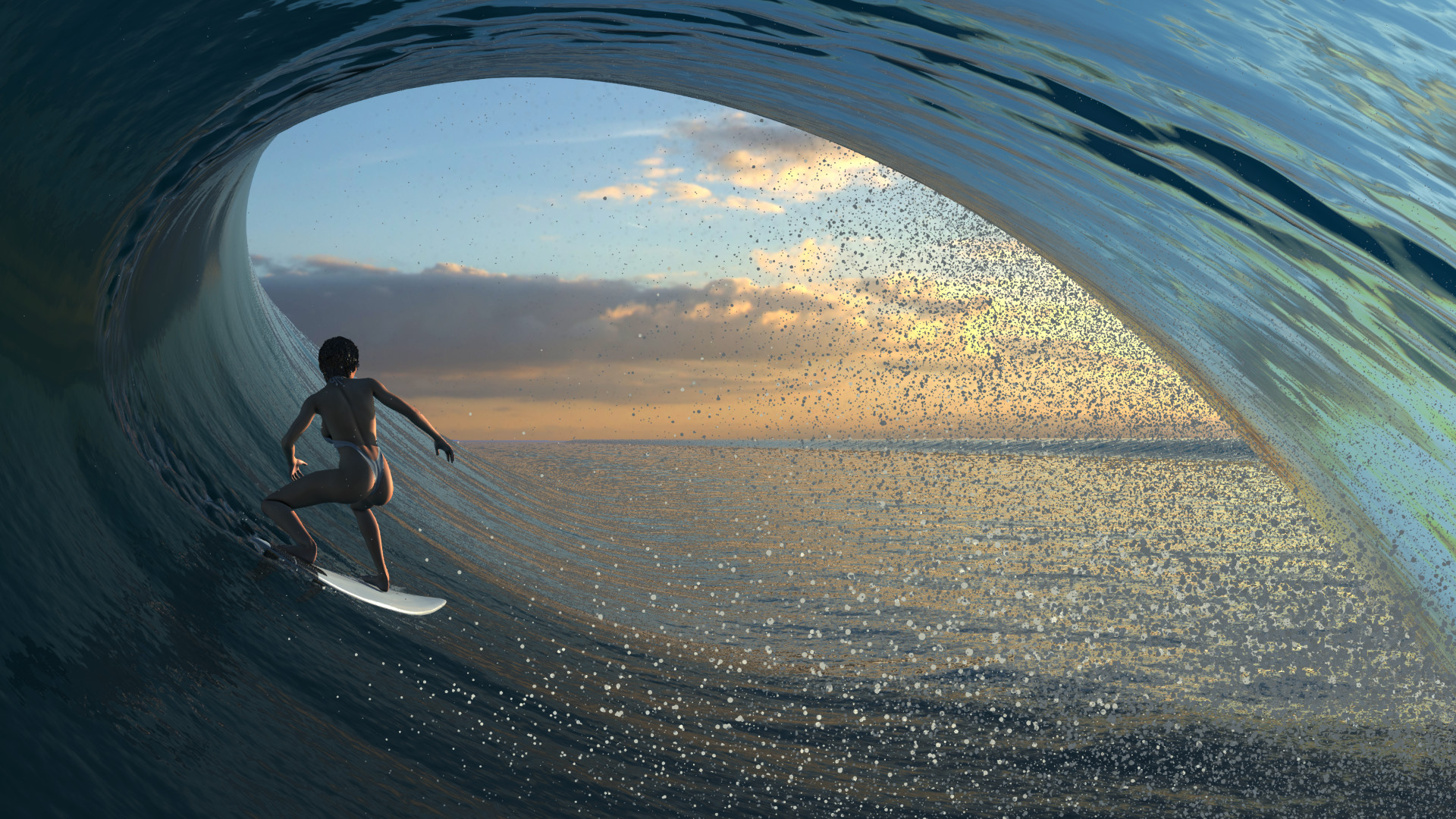 Virtual Surfing