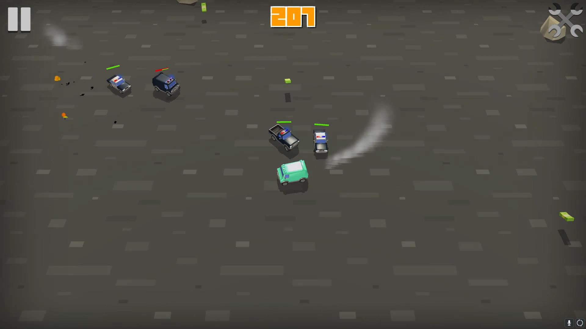 Explosive Pursuit