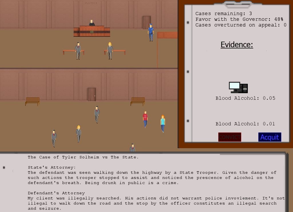 Judged: A Court Simulator