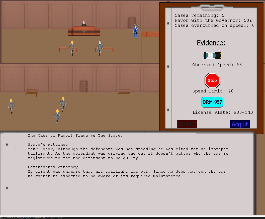 Judged: A Court Simulator