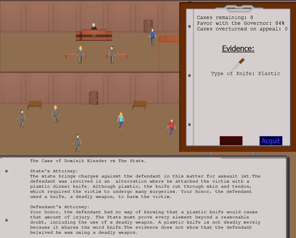 Judged: A Court Simulator