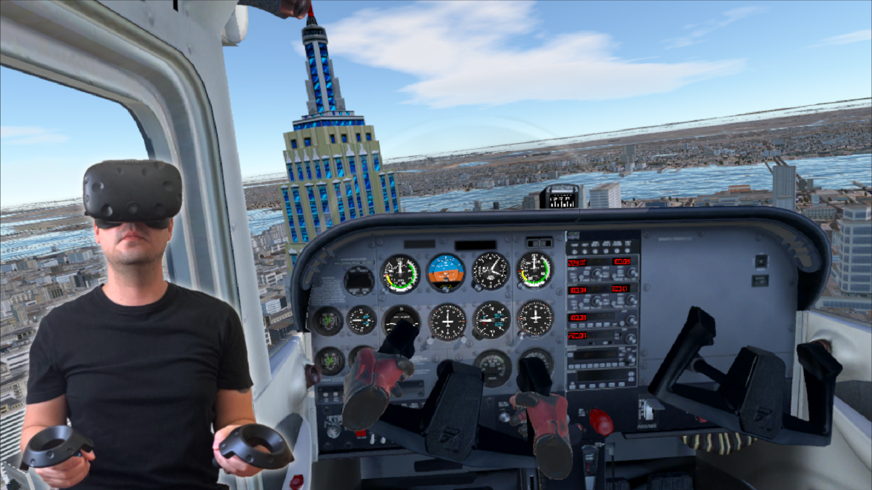 VR Flight Simulator New York – Cessna