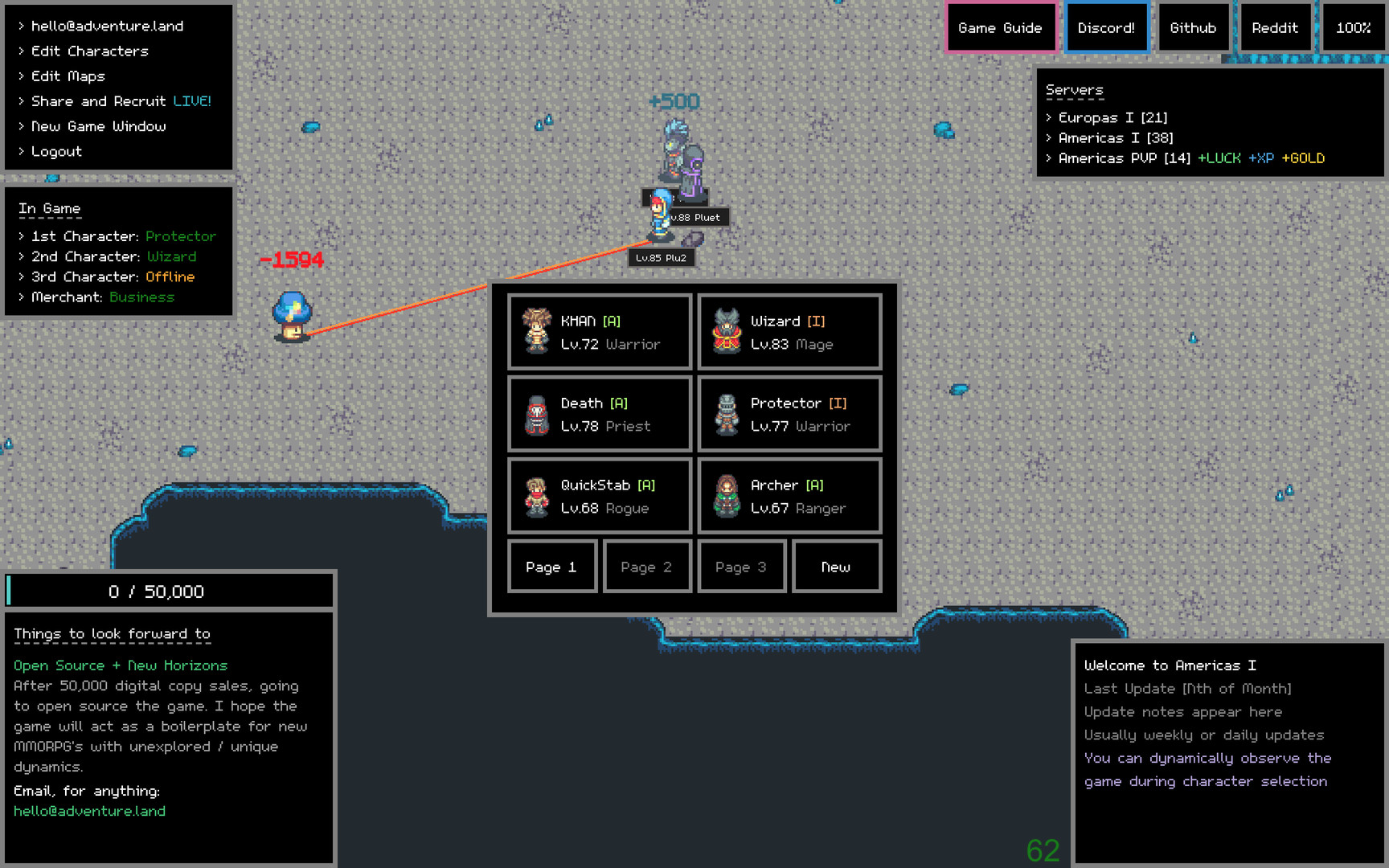 Adventure Land: The Code MMORPG