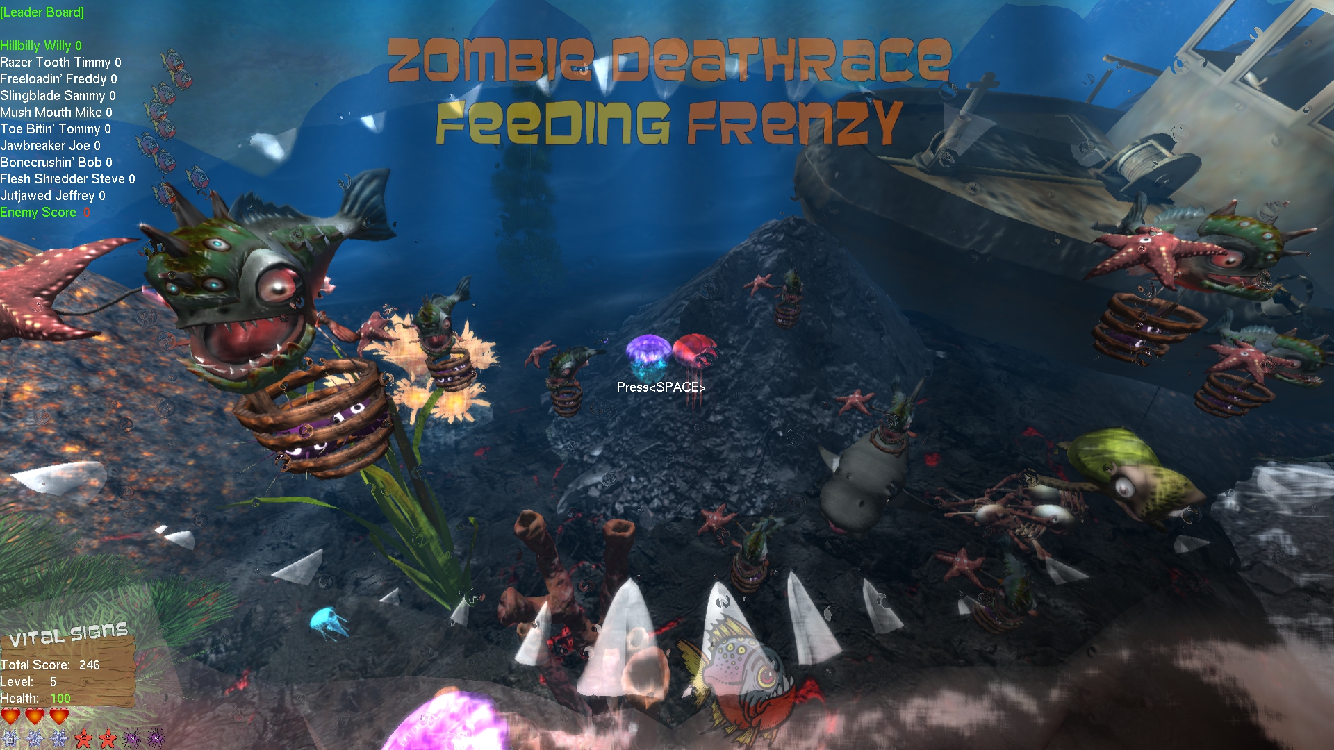 Zombie Deathrace Feeding Frenzy
