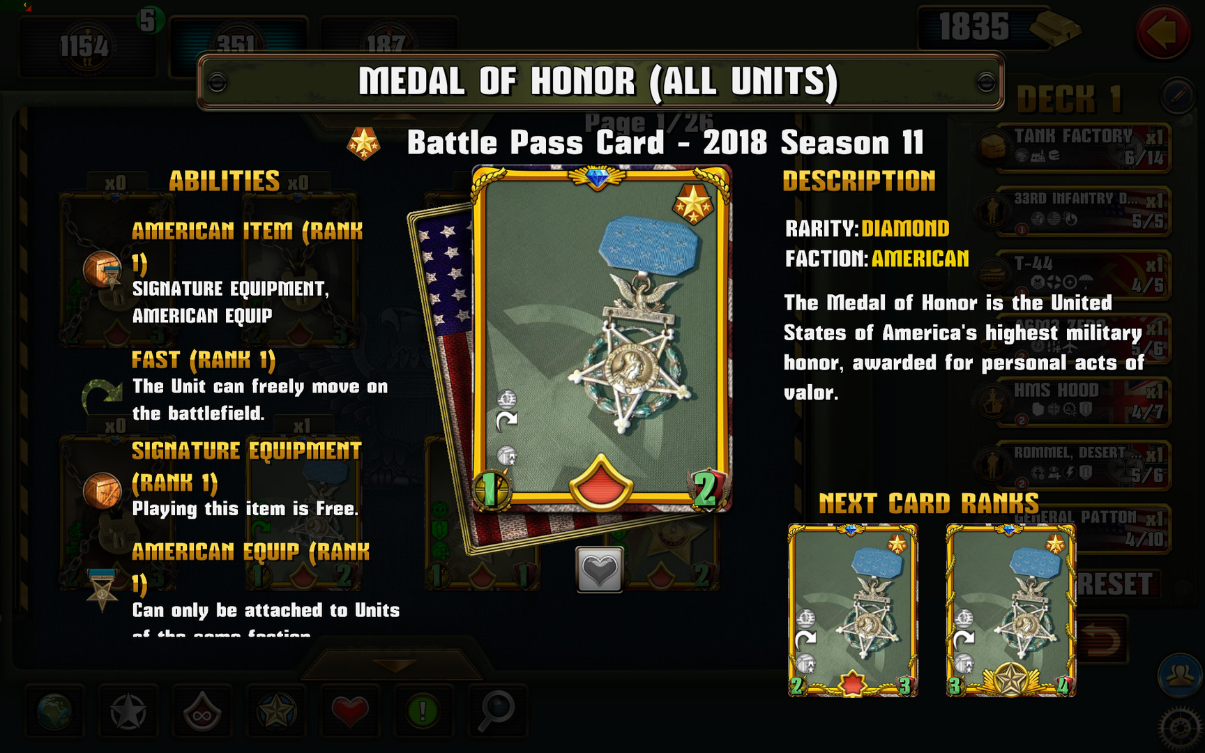 World War II: TCG