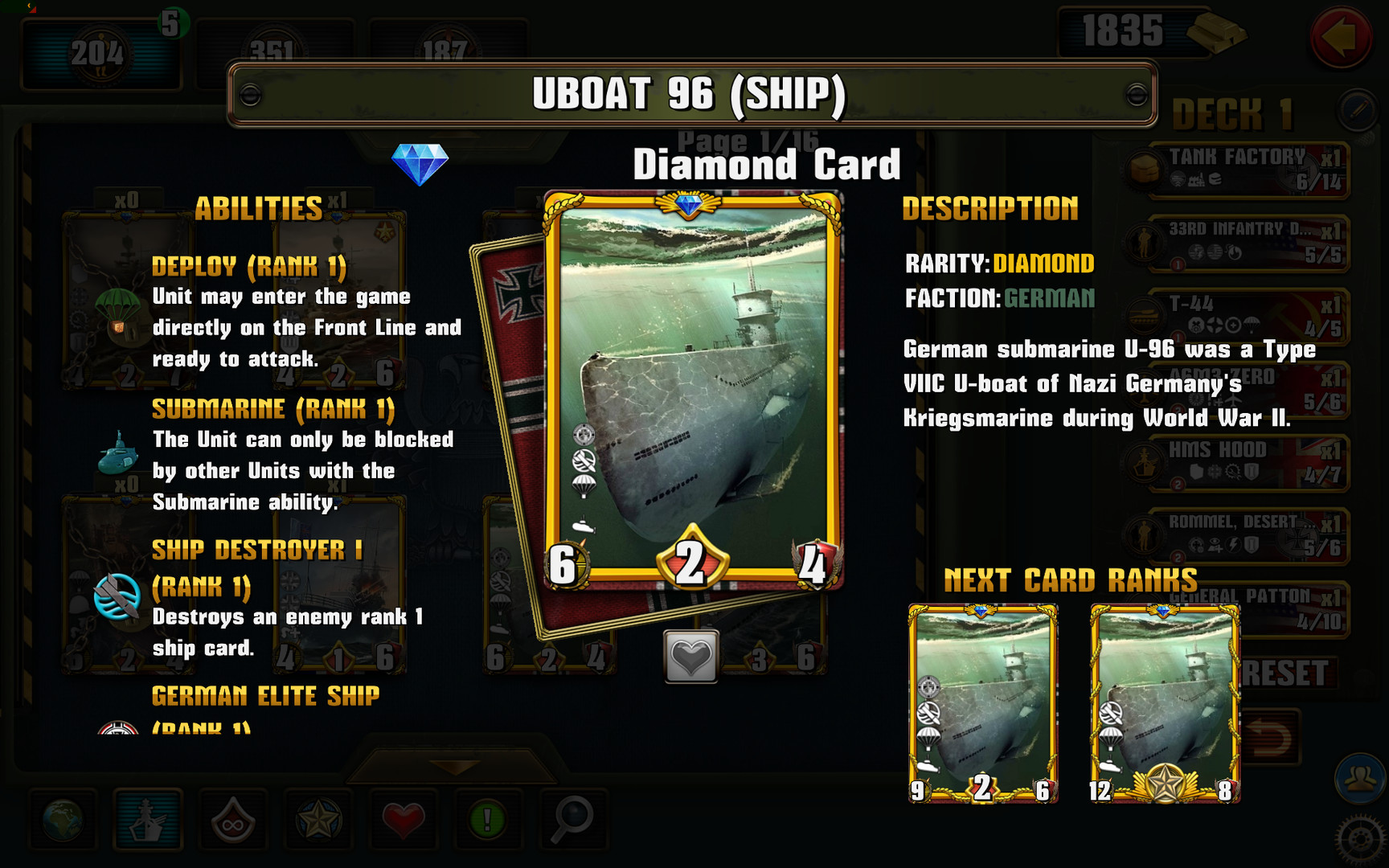 World War II: TCG