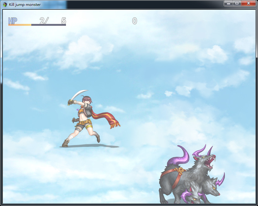 Kill jump monster