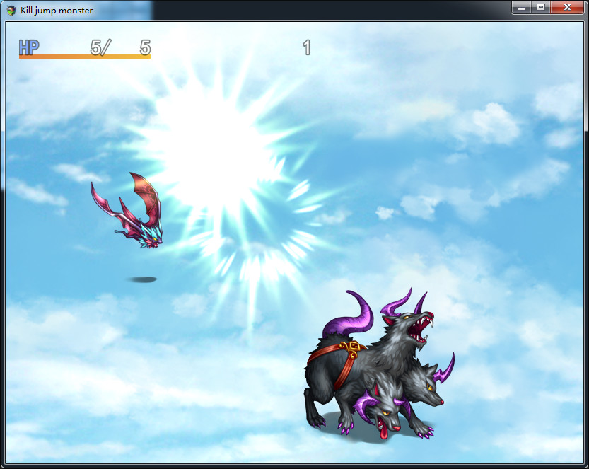 Kill jump monster
