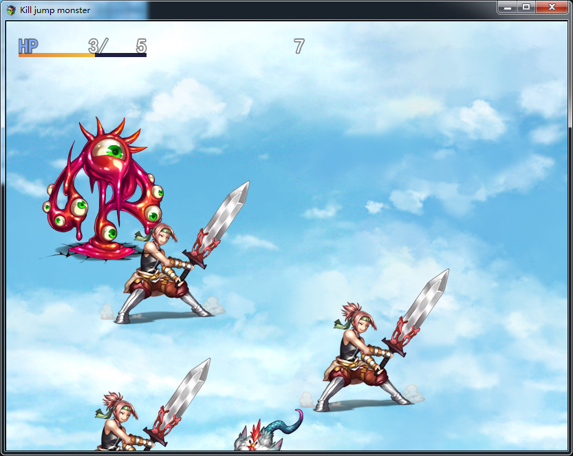 Kill jump monster
