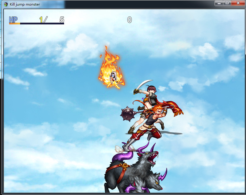 Kill jump monster