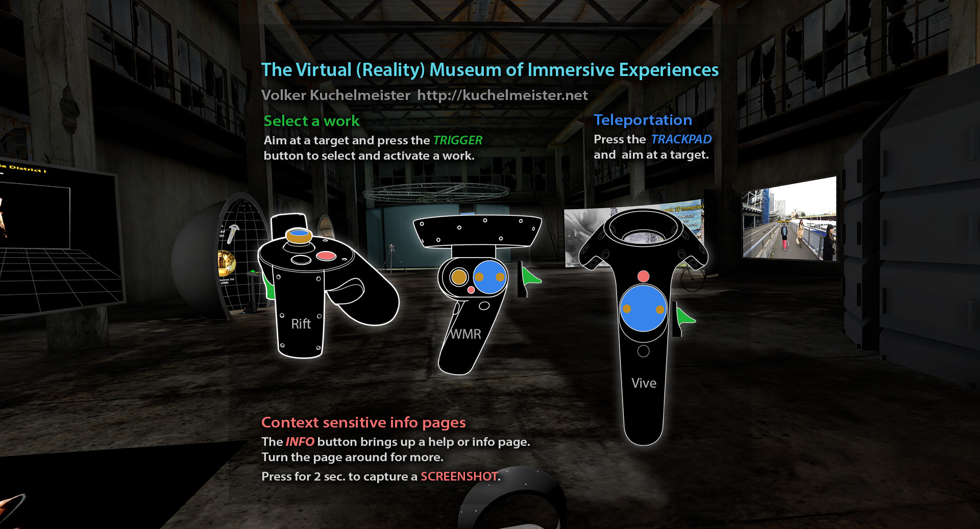 The Virtual Reality Museum of Immersive Experiences