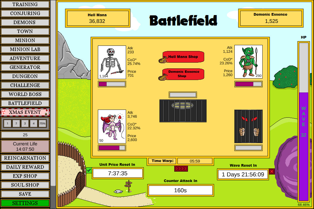 Wizard and Minion Idle