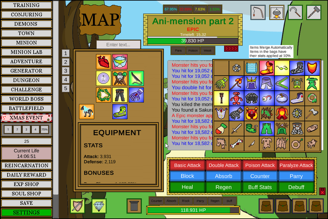 Wizard and Minion Idle