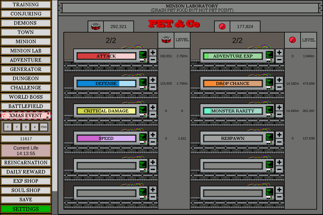 Wizard and Minion Idle