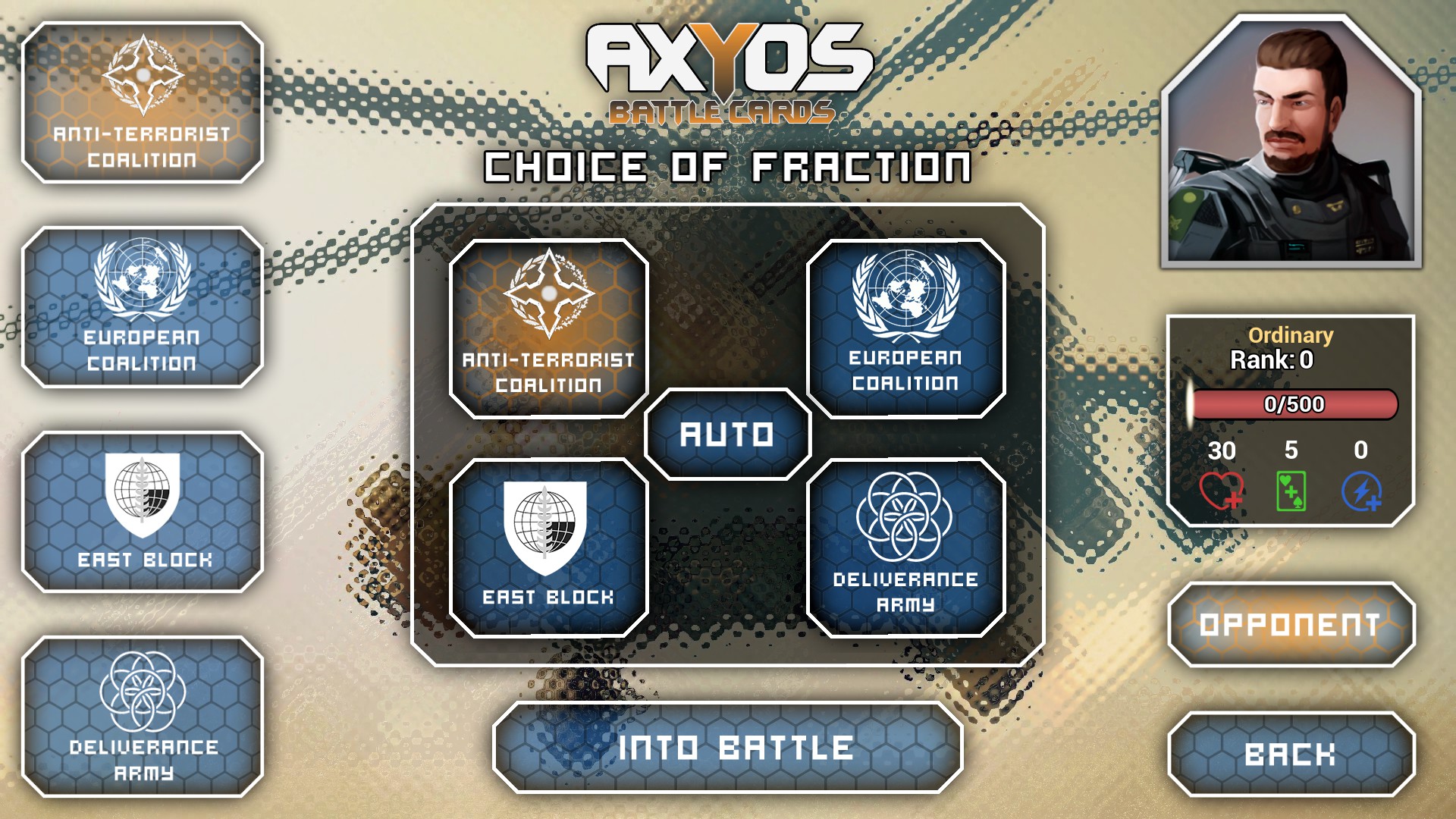 Axyos: Battlecards