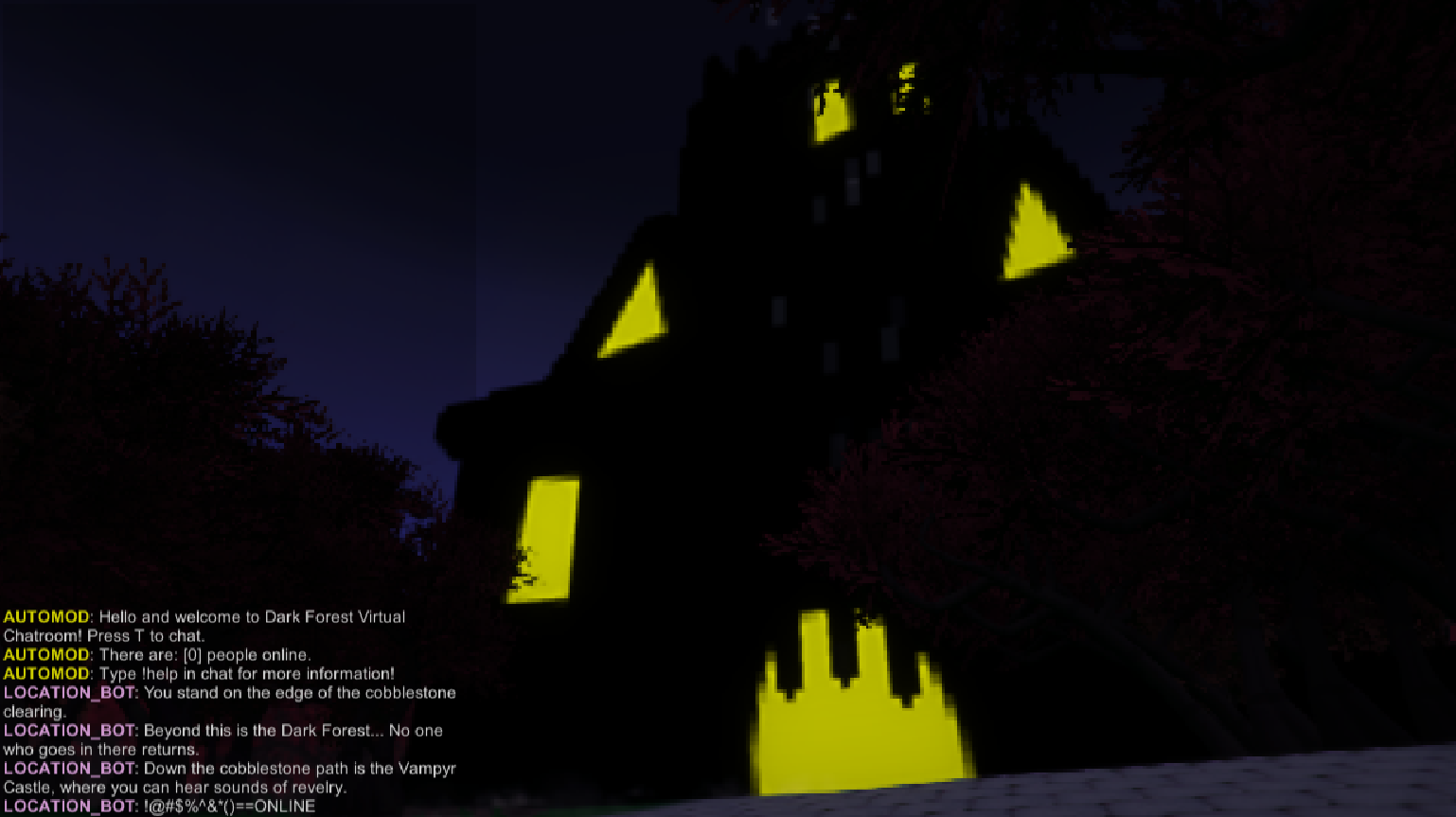 Dark Forest Virtual Chatroom