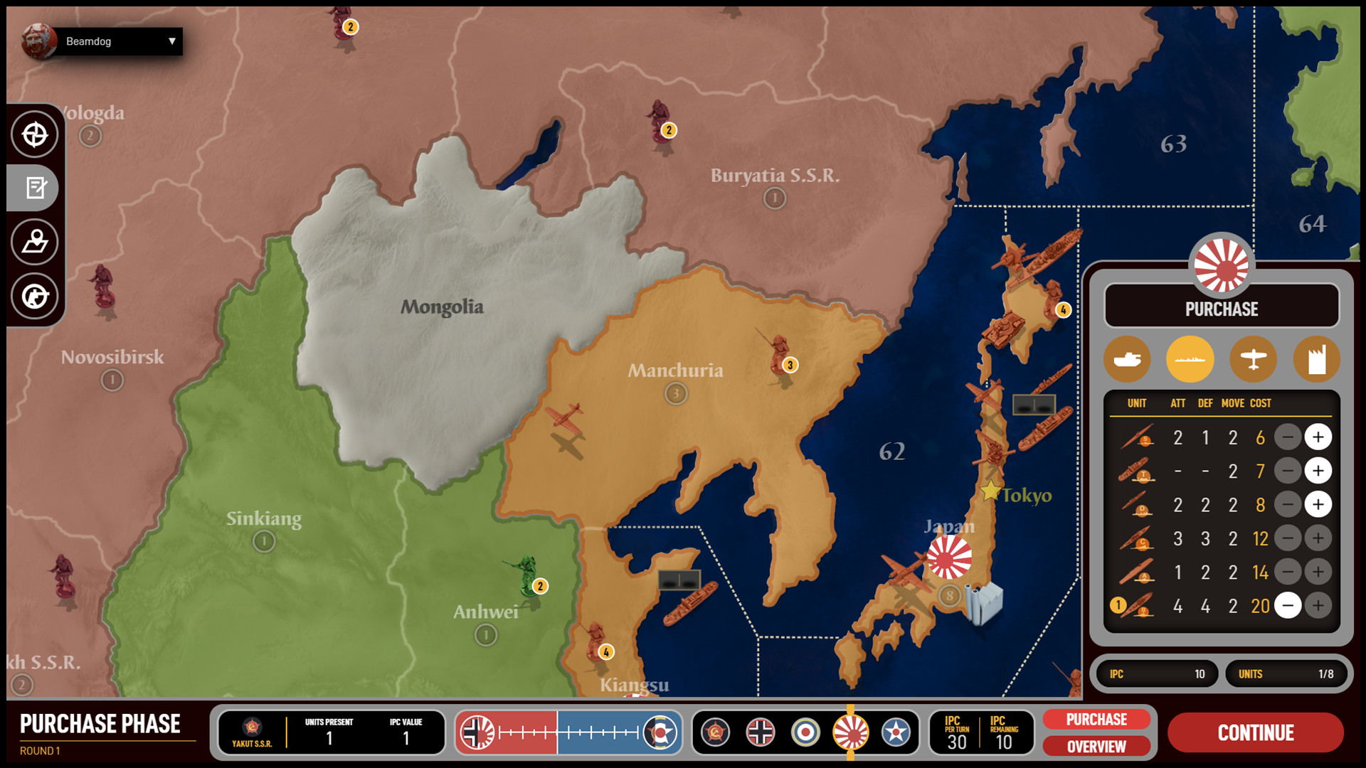 Axis &amp; Allies 1942 Online