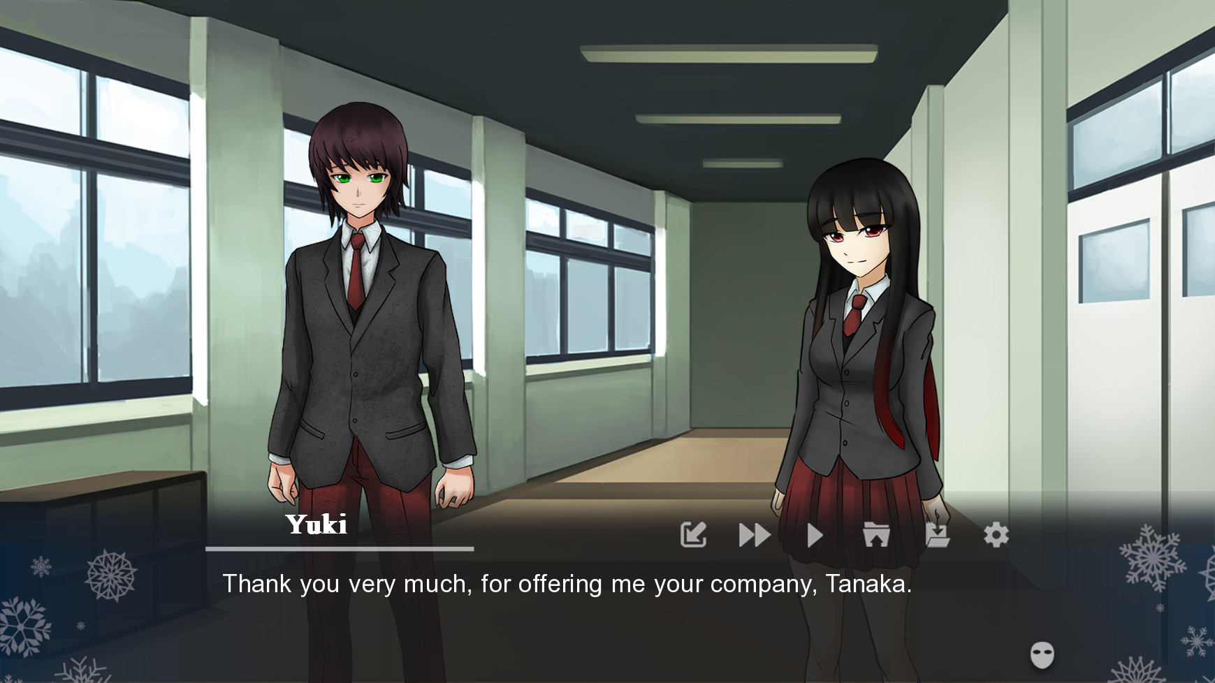 Winter’s Empty Mask – Visual novel