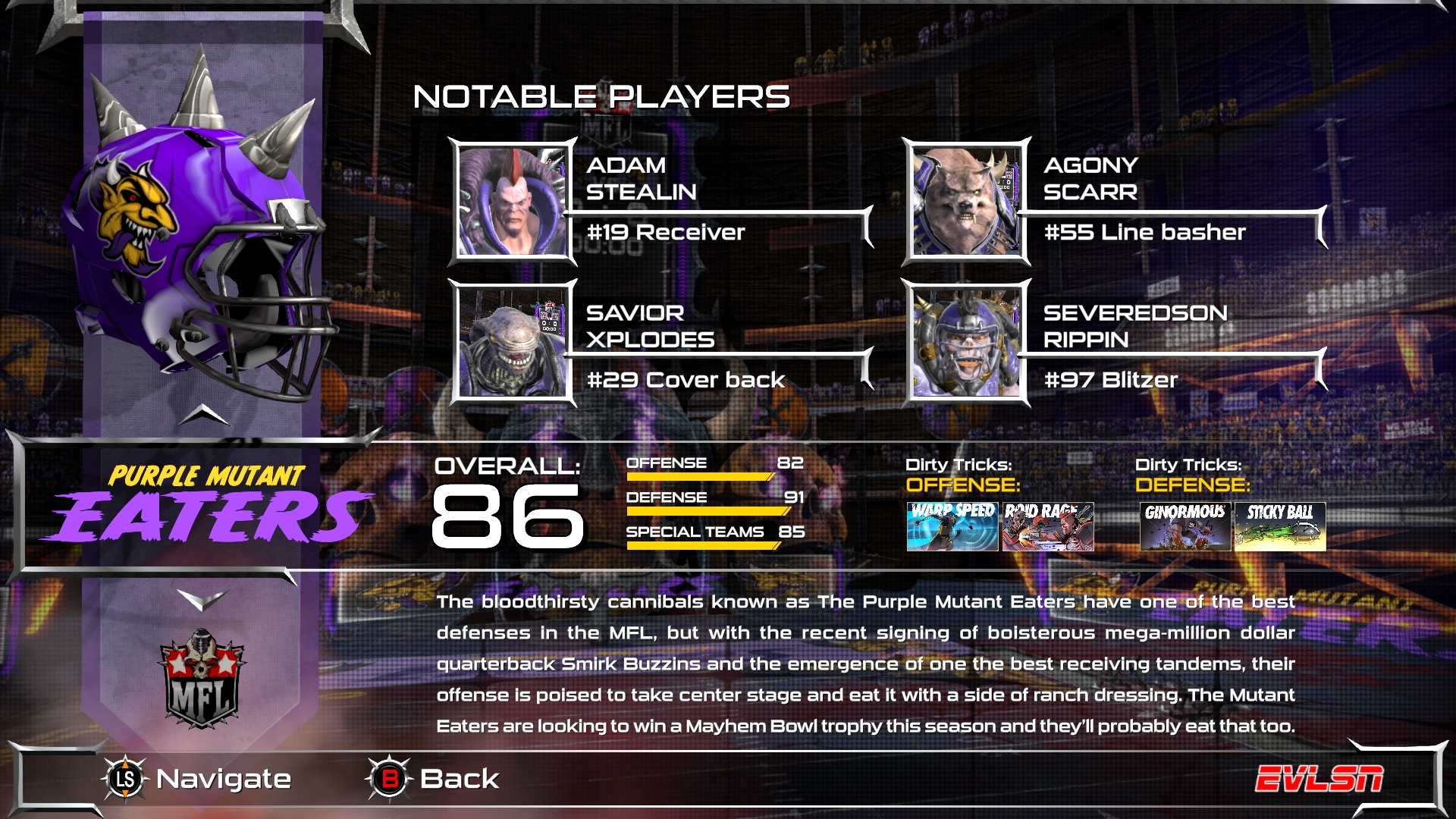 Mutant Football League: Purple Oil Pack